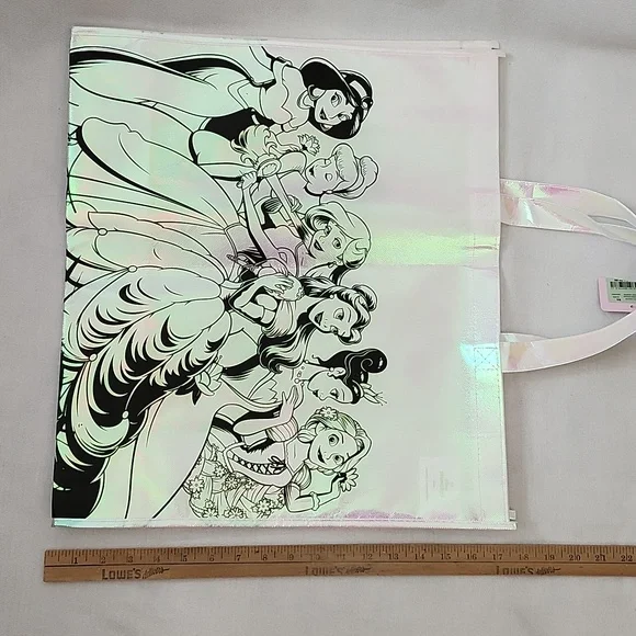 Set of Disney Princess Reusable Totes  with a Bonus Silver Tote - Picture 14 of 16